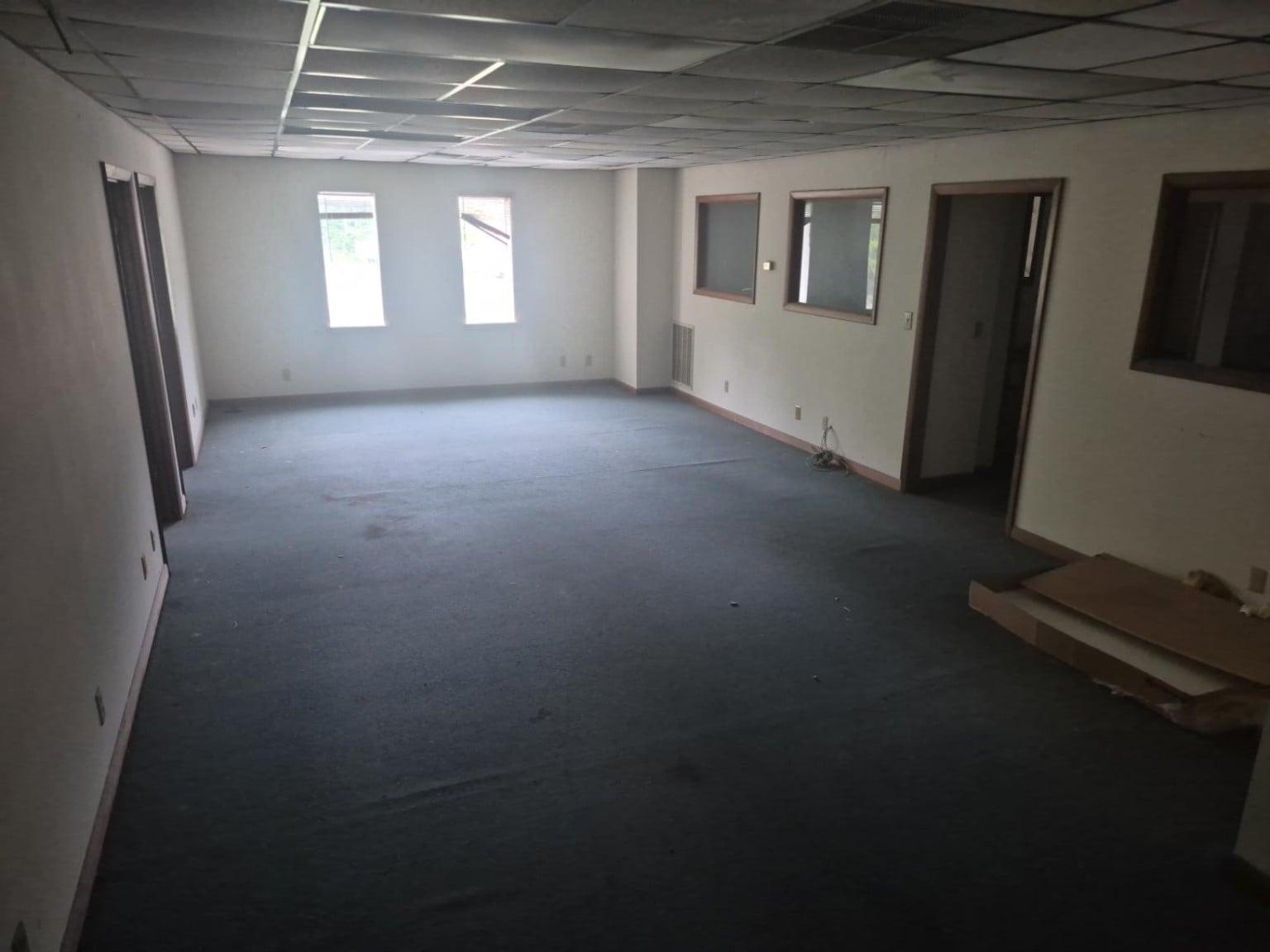 Empty classroom being prepared for Trucking Life Academy